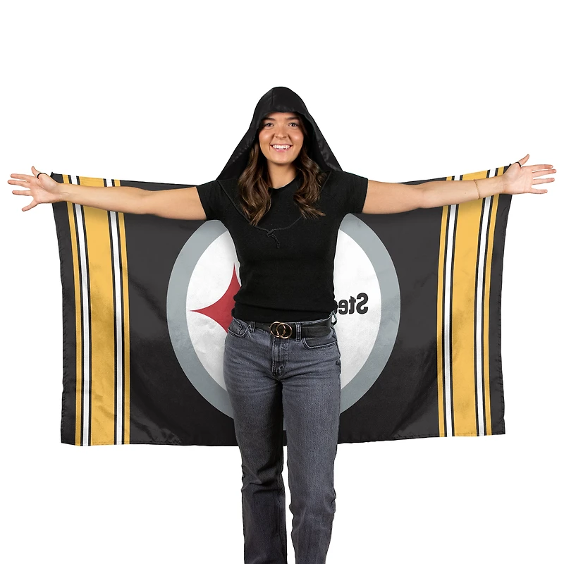 WinCraft Pittsburgh Steelers 3' x 5' Hoodie Flag