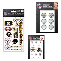 Ensemble de tatouages ​​sans eau WinCraft Pittsburgh Steelers 4" x 7"