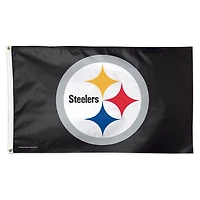 WinCraft Pittsburgh Steelers Deluxe Drapeau 3 pi x 5 pi