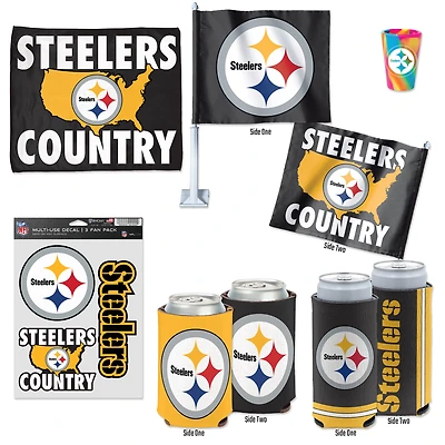 WinCraft Pittsburgh Steelers Six-Piece Gameday Pack