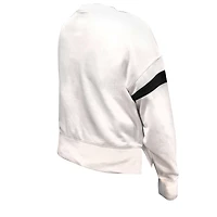 Sweat-shirt en polaire grande taille blanc Fanatics pour femmes des Pittsburgh Steelers