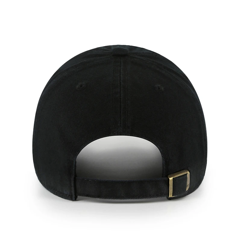 Women's '47 Black Pittsburgh Steelers Ariana Clean Up Adjustable Hat