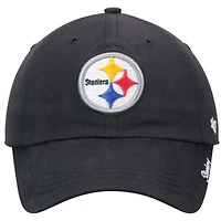 Casquette réglable Miata Clean Up des Pittsburgh Steelers '47 pour femme, noire