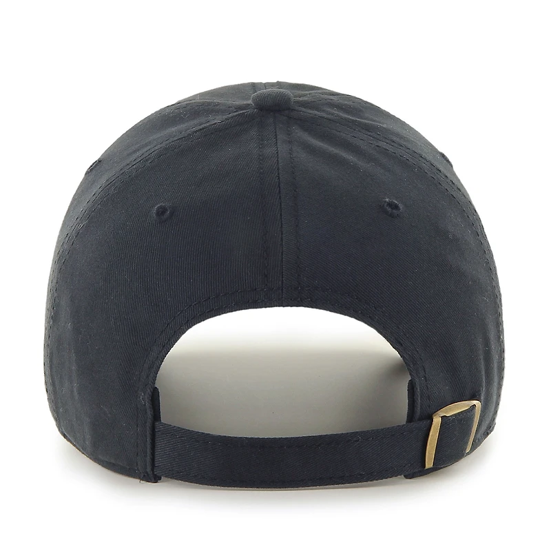 Women's '47 Black Pittsburgh Steelers Miata Clean Up Adjustable Hat