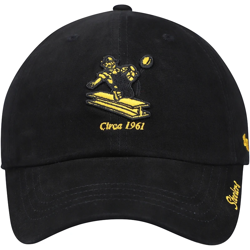Casquette réglable Miata Clean Up Legacy des Pittsburgh Steelers '47 pour femme, noire