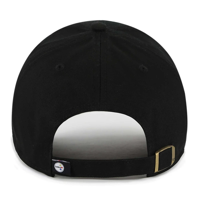 Casquette réglable Sidney Clean Up '47 Pittsburgh Steelers pour femme, noire