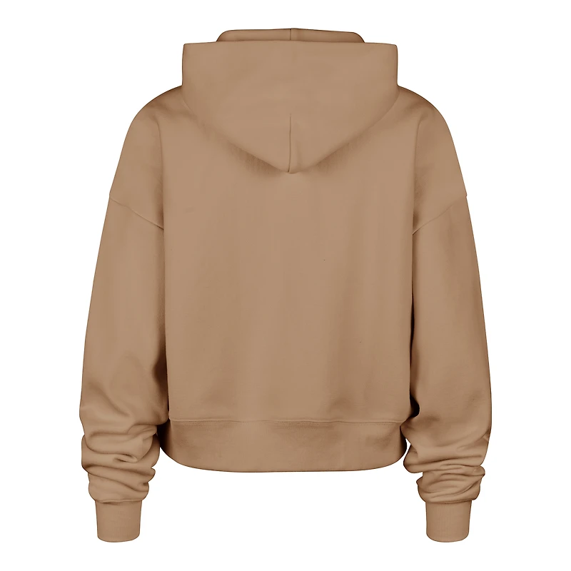 Women's '47  Brown Pittsburgh Steelers Sue Foundation Fleece Hoodie