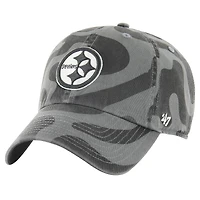 Casquette ajustable Freeform Clean Up '47 anthracite pour femme des Pittsburgh Steelers