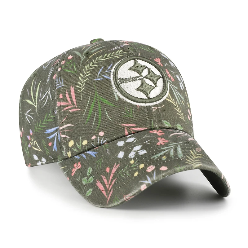 Casquette ajustable « Verbena Clean Up » verte des Pittsburgh Steelers pour femme, modèle 47