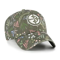 Casquette ajustable « Verbena Clean Up » verte des Pittsburgh Steelers pour femme, modèle 47