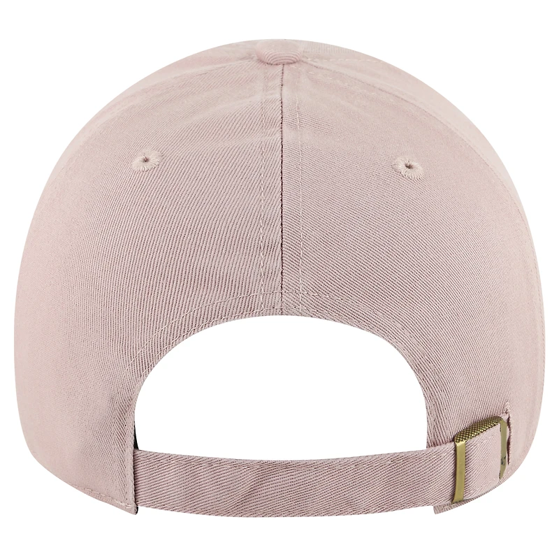 Women's '47  Pink Pittsburgh Steelers Ballpark Cheer Dusty Rose Clean Up Adjustable Hat