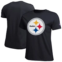 Women's Champion  Black Pittsburgh Steelers Logo T-Shirt