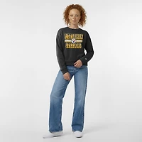 Women's Champion  Black Pittsburgh Steelers Powerblend Fleece Sweatshirt
