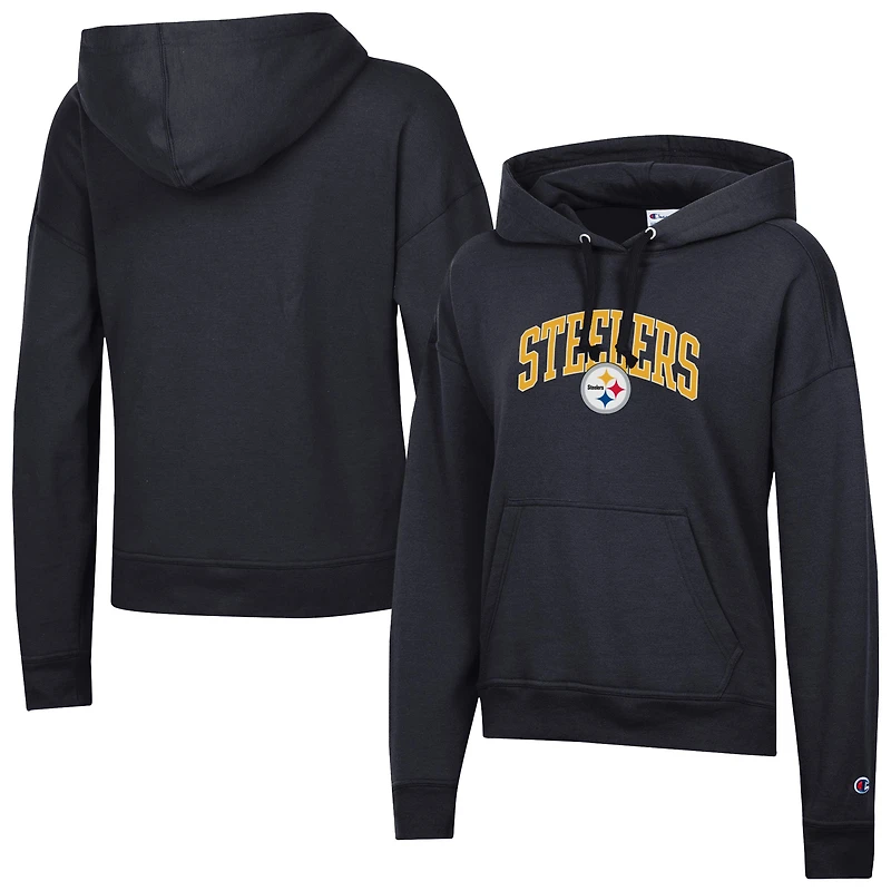 Women's Champion  Black Pittsburgh Steelers Powerblend Hoodie