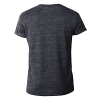 Women's Champion Black Pittsburgh Steelers Triumph Tri-Blend V-Neck T-Shirt