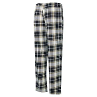 Women's Concepts Sport Black Pittsburgh Steelers Ashford Plaid Knit Pants