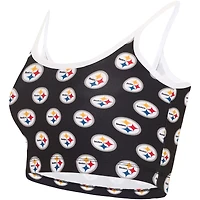 Brassière de salon Gauge des Pittsburgh Steelers Concepts Sport pour femme, noire