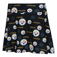 Women's Concepts Sport Black Pittsburgh Steelers Mosaic Allover Print Skort