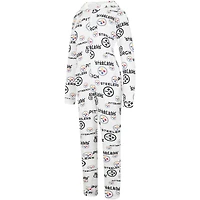 Women's Concepts Sport  Cream Pittsburgh Steelers Docket Hoodie Full-Zip Union Suit