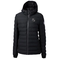 Women's Cutter & Buck  Black Pittsburgh Steelers Helmet Logo Mission Ridge Repreve Eco Insulated Full-Zip Puffer Jacket