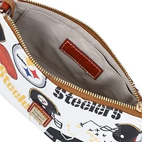 Sac à bandoulière Dooney & Bourke Pittsburgh Steelers Gameday Lexi pour femme avec petit porte-monnaie
