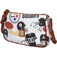 Sac à bandoulière Dooney & Bourke Pittsburgh Steelers Gameday Lexi pour femme avec petit porte-monnaie