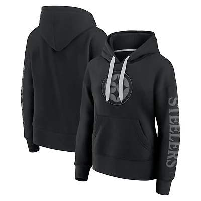 Women's Fanatics Black Pittsburgh Steelers Elements Next Pullover Hoodie