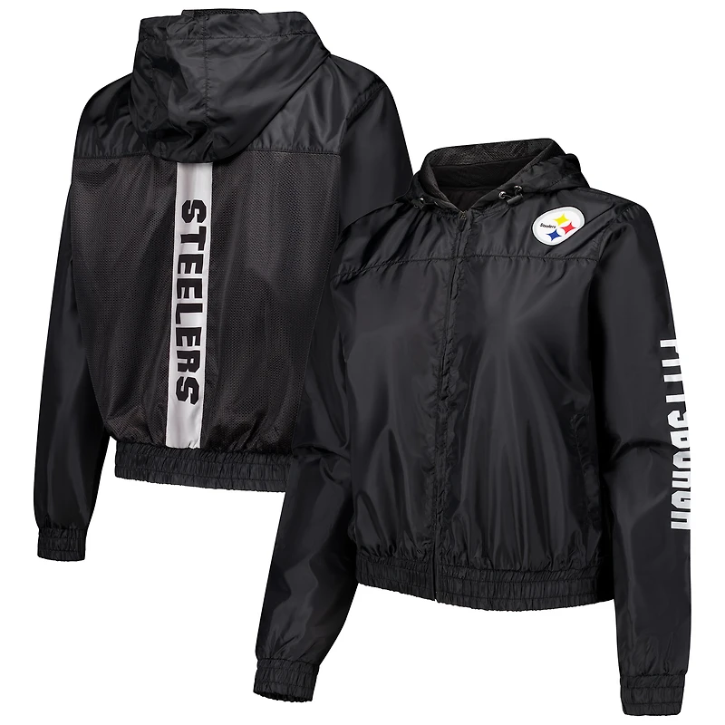 Women's Fanatics Black Pittsburgh Steelers Full-Zip Jacket