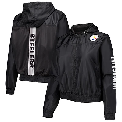 Women's Fanatics Black Pittsburgh Steelers Full-Zip Jacket