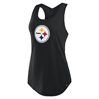 Débardeur Fanatics pour femme noir Pittsburgh Steelers Iron Fan