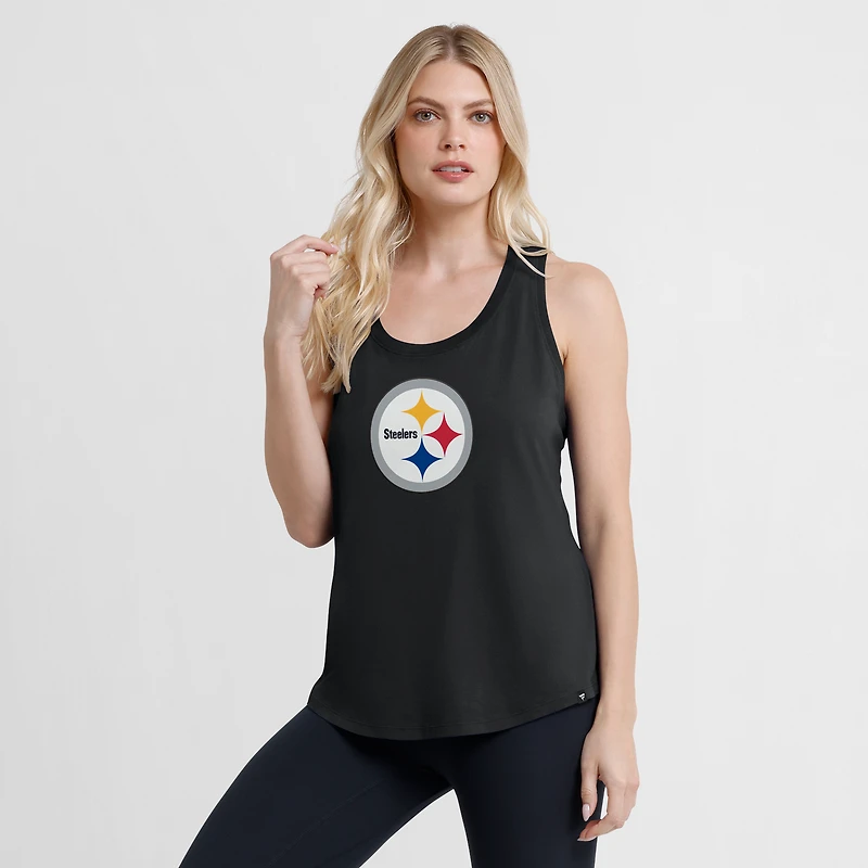 Débardeur Fanatics pour femme noir Pittsburgh Steelers Iron Fan