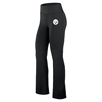 Legging évasé Maxed Out Fanatics pour femmes, Pittsburgh Steelers, noir