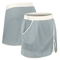 Jupe-short de bien-être Studio Fanatics pour femme gris Pittsburgh Steelers