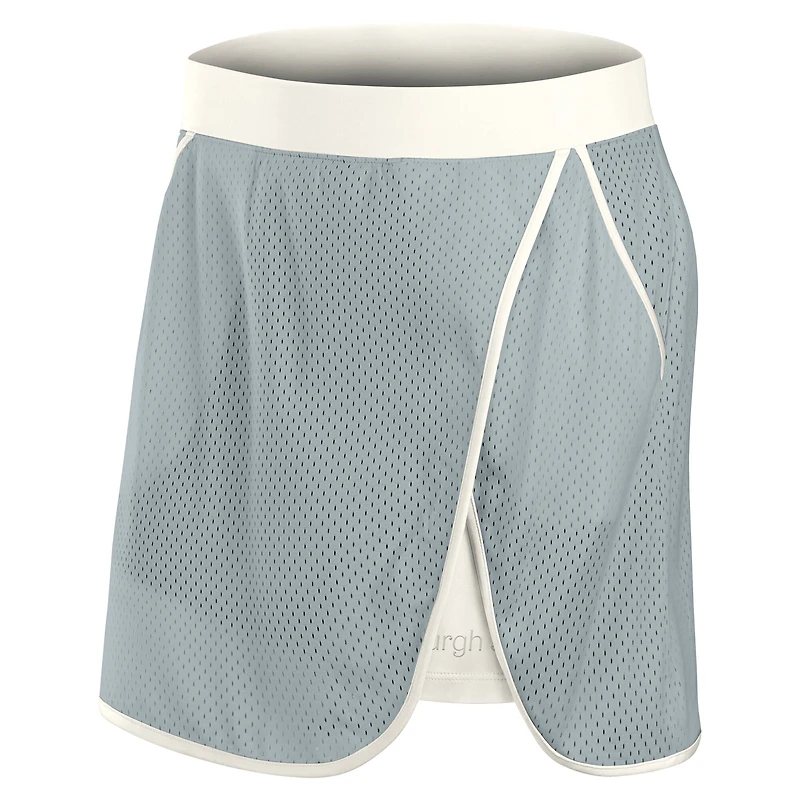 Jupe-short de bien-être Studio Fanatics pour femme gris Pittsburgh Steelers