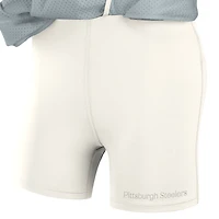 Jupe-short de bien-être Studio Fanatics pour femme gris Pittsburgh Steelers