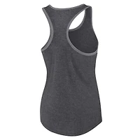 Women's Fanatics Heather Black Pittsburgh Steelers Plus Fuel Tank Top