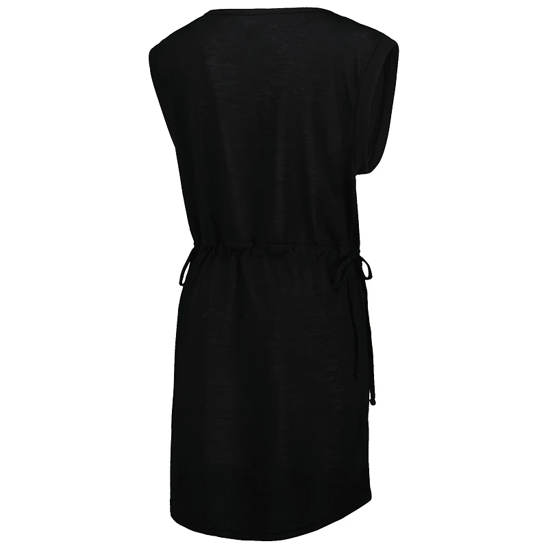 G-III 4Her pour femmes par Carl Banks Black Pittsburgh Steelers G.O.A.T. Couverture de maillot bain