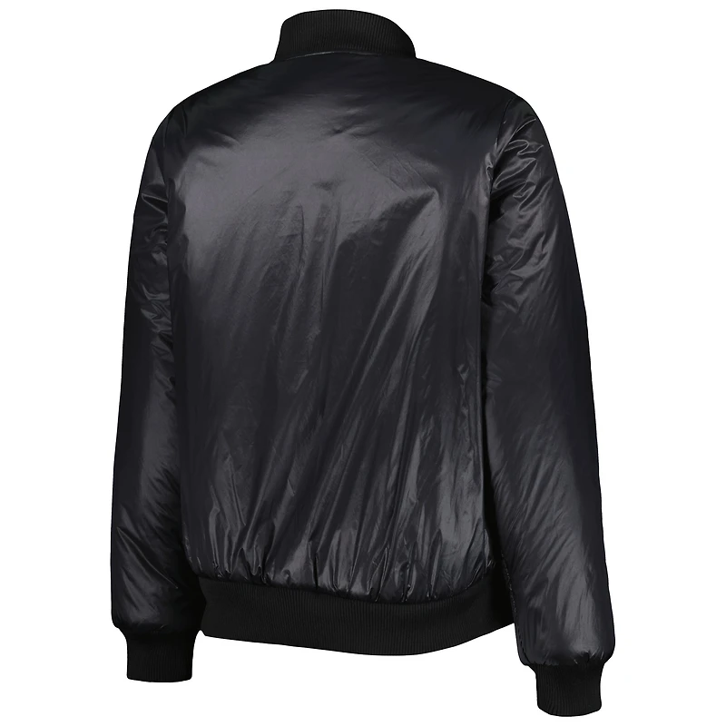 Veste réversible pour femme G-III 4Her by Carl Banks Oatmeal/Black Pittsburgh Steelers Switchback Full-Zip