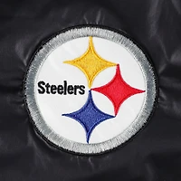 Veste réversible pour femme G-III 4Her by Carl Banks Oatmeal/Black Pittsburgh Steelers Switchback Full-Zip