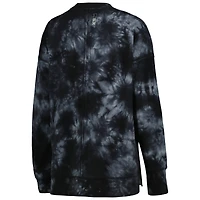 Sweat-shirt à capuche noir MSX by Michael Strahan pour femme, motif Bailey Tie-Dye Tri-Blend des Pittsburgh Steelers