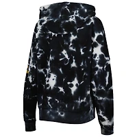 Sweat à capuche en molleton Cloud Dye des Pittsburgh Steelers New Era pour femme, noir
