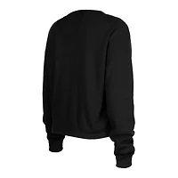 Women's New Era  Black Pittsburgh Steelers Sport Night Thermal Long Sleeve T-Shirt