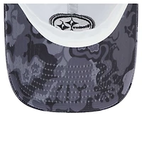 Casquette ajustable New Era noire pour femme Pittsburgh Steelers Trippy 9TWENTY