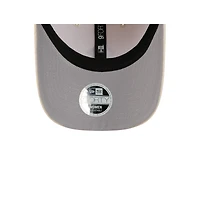 Casquette ajustable confortable 9FORTY crème New Era pour femme des Pittsburgh Steelers