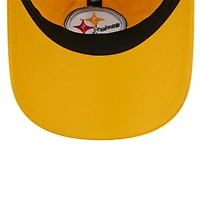Casquette réglable New Era Gold Pittsburgh Steelers Main Core Classic 2.0 9TWENTY pour femme
