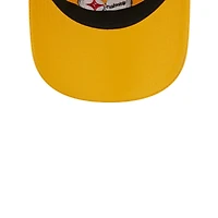 Women's New Era Gold Pittsburgh Steelers Main Core Classic 2.0 9TWENTY Adjustable Hat