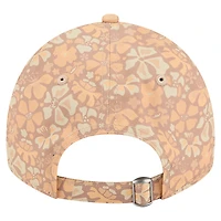 Women's New Era  Tan Pittsburgh Steelers Floral 9TWENTY Adjustable Hat