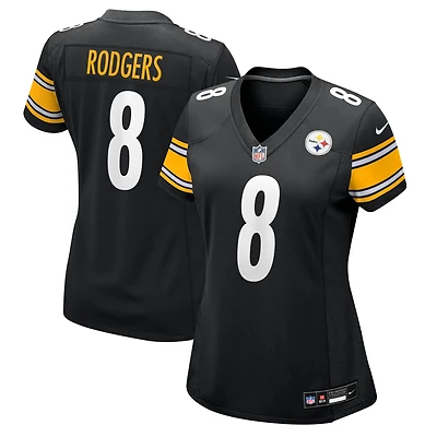 Maillot Nike Aaron Rodgers noir pour femme des Pittsburgh Steelers