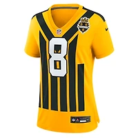 Women's Nike Aaron Rodgers Gold Pittsburgh Steelers Alternate 1933 Throwback Game Jersey