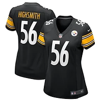 Maillot de match Nike Alex Highsmith noir des Steelers Pittsburgh pour femme
